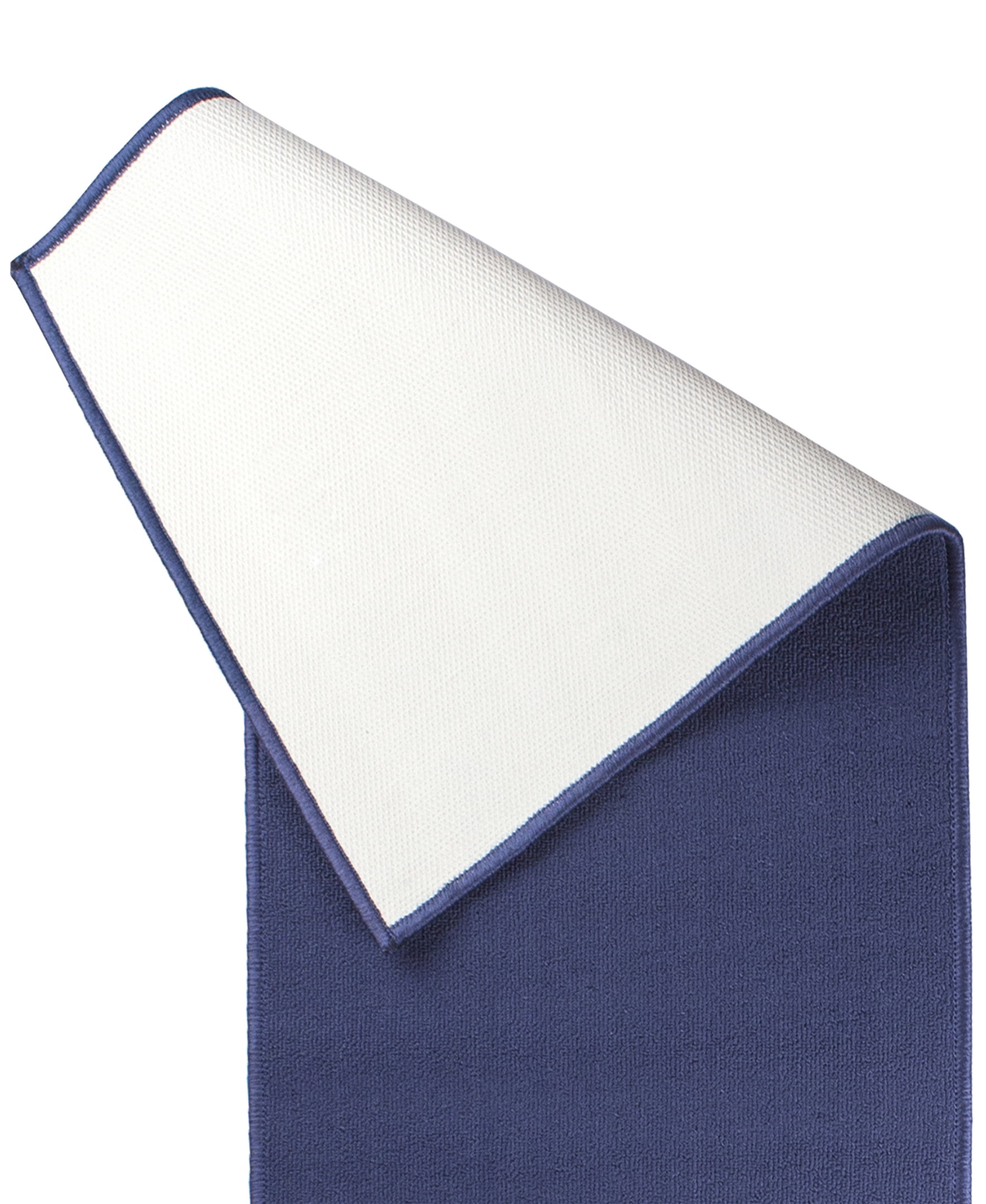 RITZ Solid Rug Runner, 20" x 60", Blue