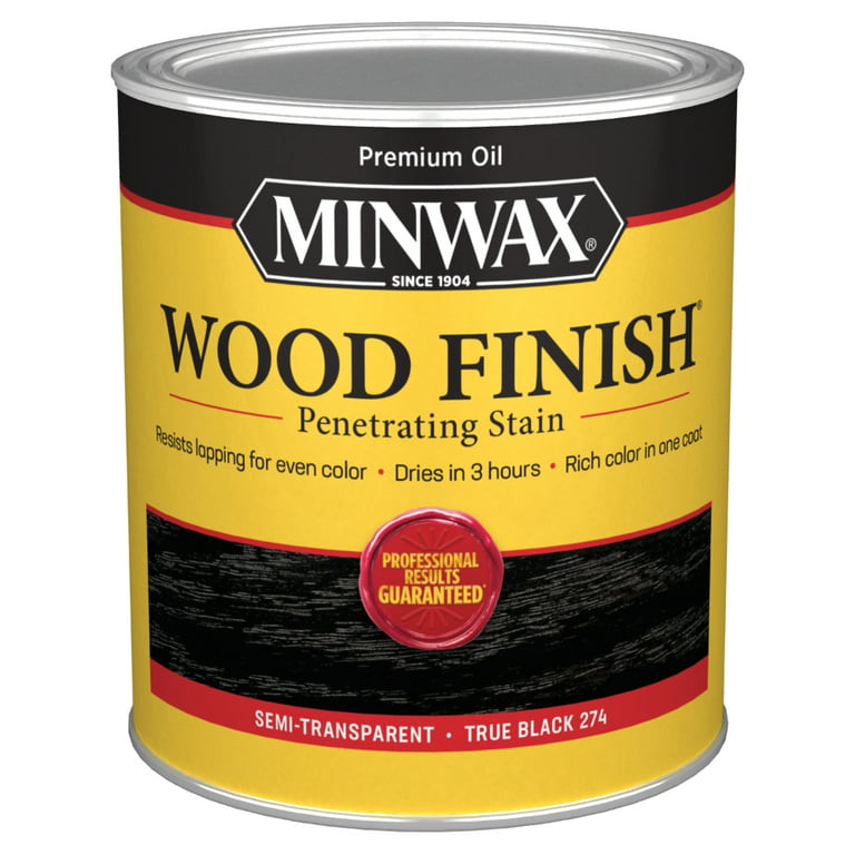 Minwax Wood Finish, True Black, 1 Quart 
