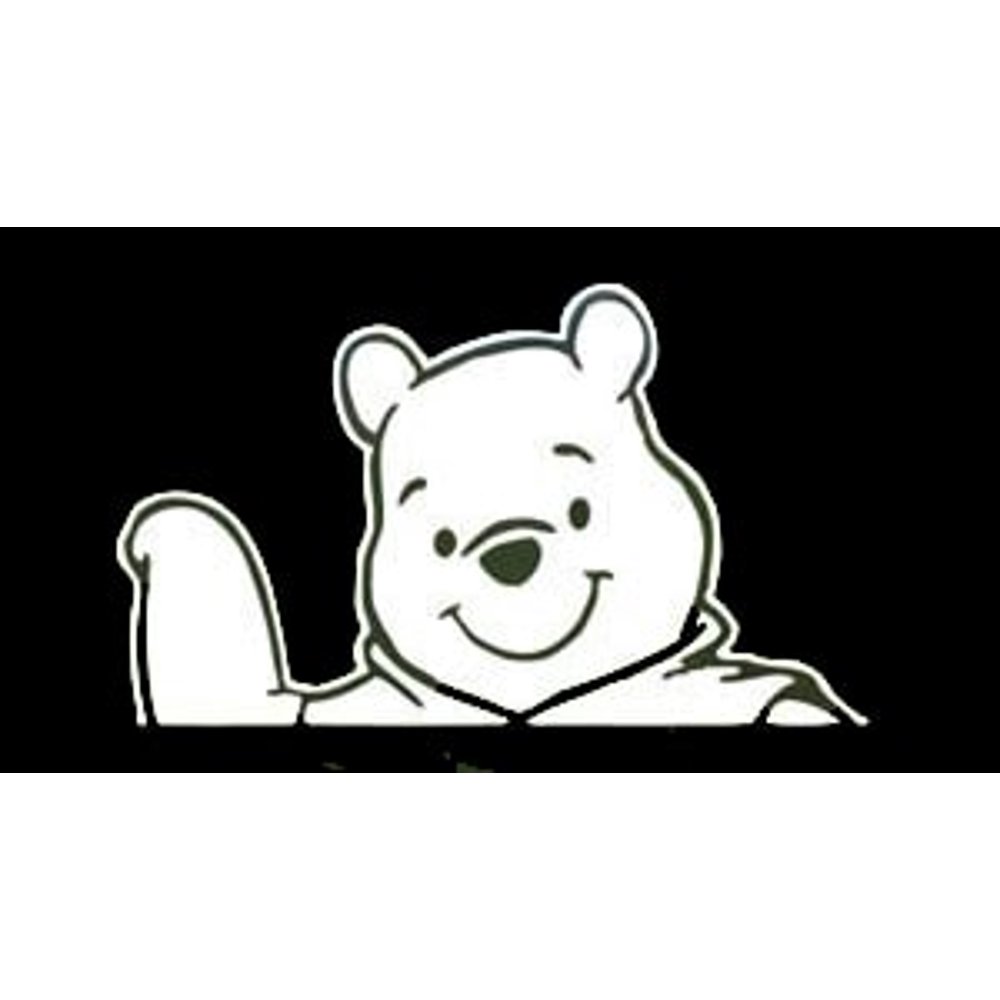 Winnie The Pooh Bear Inspired Decal Sticker 6.5Inches By 3.8Inches