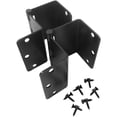 thumbnail image 2 of Swing Clear Offset Hinge, 3-1/2 Inches, 5/8" Radius Corner, Fits Doors 1-3/8" to 1-3/4" Thick, 2-Pack, Matte Black by Stone Harbor Hardware, 2 of 4