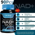 thumbnail image 3 of NAD+1500 mg - Resveratrol, suplemento antioxidante para la reparación del ADN, el corazón y el antienvejecimiento, 4 veces mejor, 3 of 7