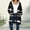 Black#6, variant on GaThRRgYP Women's Fuzzy Soft Winter Jacket,Women's Winter Casual Zipper Long Sleeve Pocket Hooded Mid-Length Printed Jacket Black S