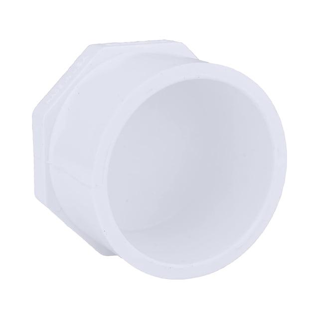Tapón de tubería Charlotte Pipe de 2 pulgadas, Schedule 40 Pressure PVC