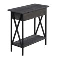 thumbnail image 1 of Mesa auxiliar Tucson Flip Top con estación de carga y estante Convenience Concepts R4-0463, 1 of 2