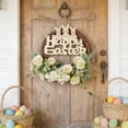 thumbnail image 3 of Easter Wreath Wall Decor For Living Room Bedroom Door 32 cm x 30 cm Plastic Spring Holiday Decoration, 3 of 6