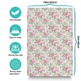 thumbnail image 5 of Dog Food Mat, Dog Mat for Food and Water, Pet Dog Cat Bowl Mat, No-Slip Absorbent Water Water Bowl Mat with Pink Rose Flower,16inx24in, 5 of 7
