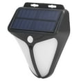 thumbnail image 3 of Human Body Induction Alarm Light, Ultra Long Standby IP65  Solar Warning Light 2 Working Modes 129 Decibels Sound Easy To Install  for Factories, 3 of 7