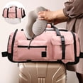thumbnail image 5 of Bolsa de lona para gimnasio, bolsa de viaje impermeable para fin de semana para hombres y mujeres, 5 of 5