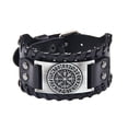 thumbnail image 2 of Pulsera de Cuero Yuyangstore Estilo Punk Aleación Plata para Hombre, 2 of 8
