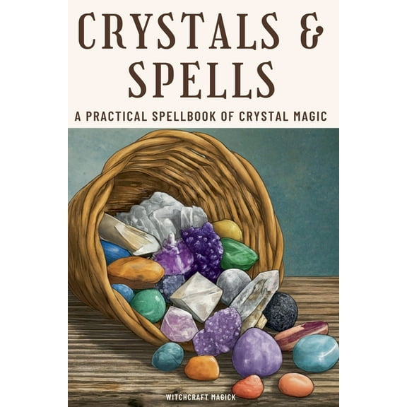 Crystals and Spells: A Practical Spellbook of Crystal Magic, (Paperback)