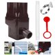 thumbnail image 1 of De recolección de Agua de Lluvia, kit desviador eficiente para lluvia de techo, riego de plantas, fácil instalación, se adapta a Bajantes de 2x3 o 3x4 pulgadas con válvula, 1 of 7