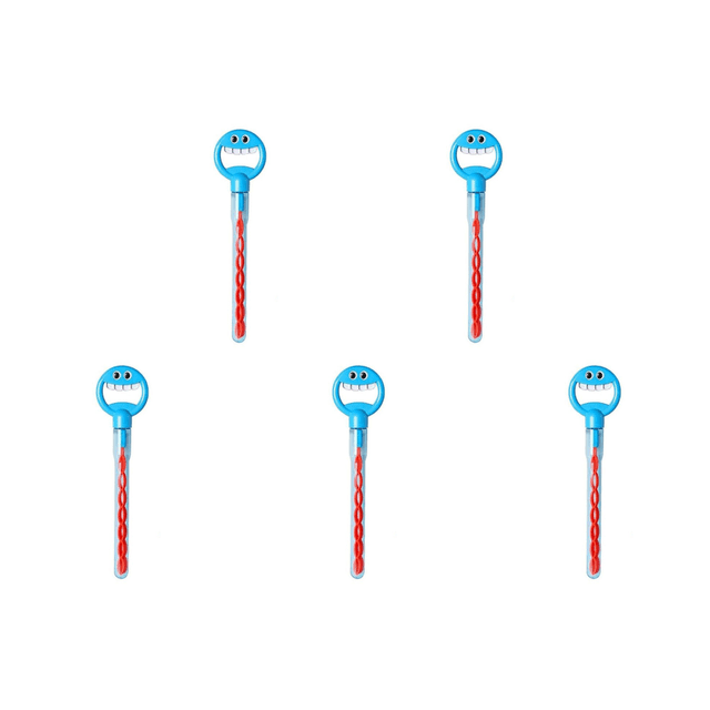 Varita Burbujas Con Cara 32 Agujeros para Regalo Verano () Azul