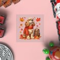 thumbnail image 4 of Welcome Fall Cocker Enjoys School Time Autumn Fall Leaves Cutout Transfer Sticker Cockers Dog Lover Gifts Transparent Decal Art Decor - 02013, 4 of 5