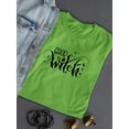 thumbnail image 3 of Good Witch. Glitter And Stars T-Shirt Women -Image by Shutterstock, Female Large, 3 of 4