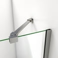 thumbnail image 6 of DreamLine Aqua 56-60 in. W x 58 in. H Frameless Hinged Tub Door with Extender Panel in Brushed Nickel, 6 of 8