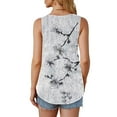 thumbnail image 4 of Pitauce Womens Flower Print Tank Tops Square Neck Sleeveless Casual Loose Fit Shirts Swing Tunic Tops, S-5XL, 4 of 6