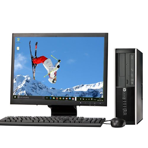 HP Desktop Computer Bundle Tower PC Core 2 Duo Processor 4GB RAM 160GB Hard Drive DVDRW Wifi