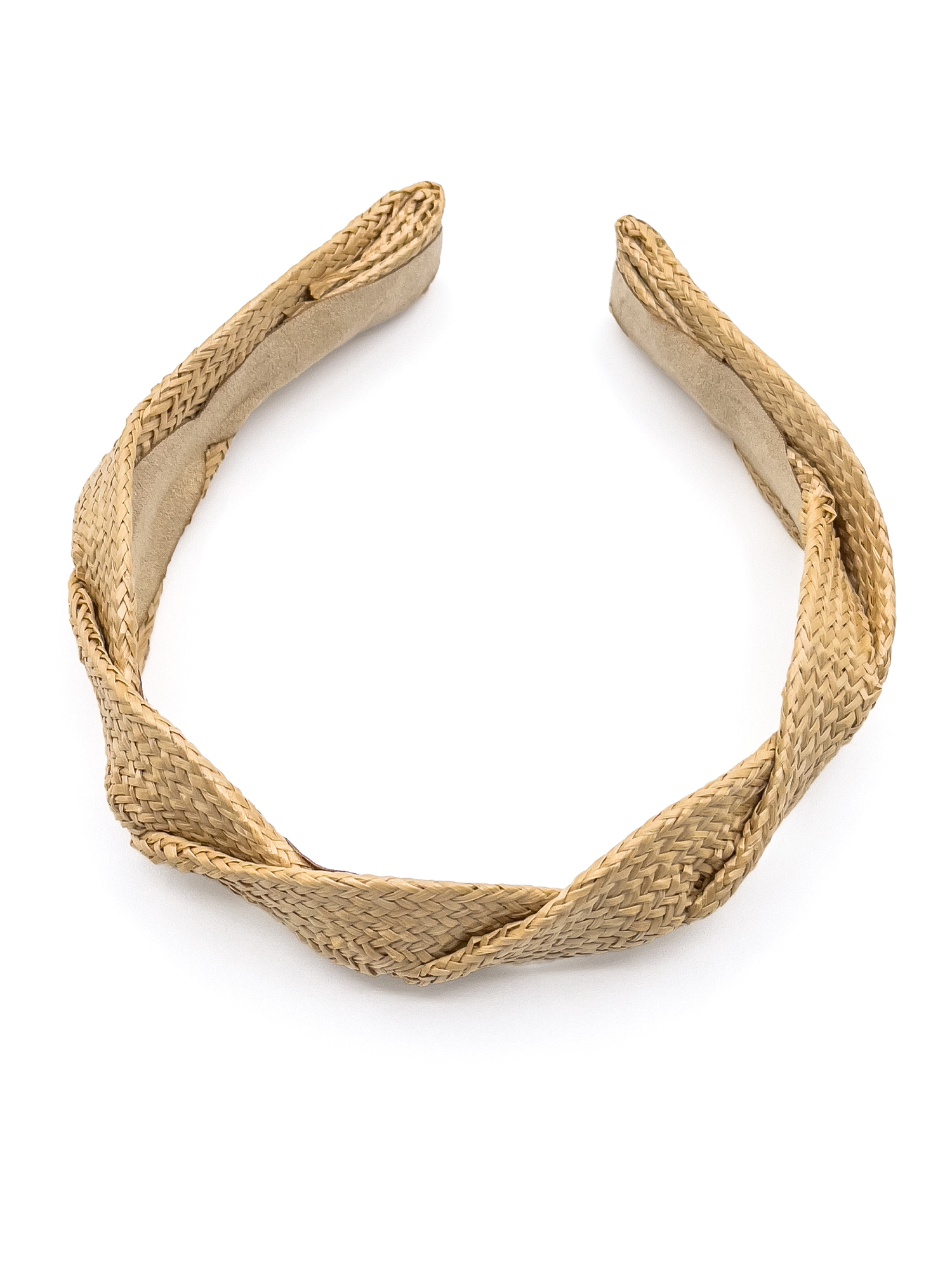 Time and Tru Women's Braid Straw Headband, Natural - Walmart.com