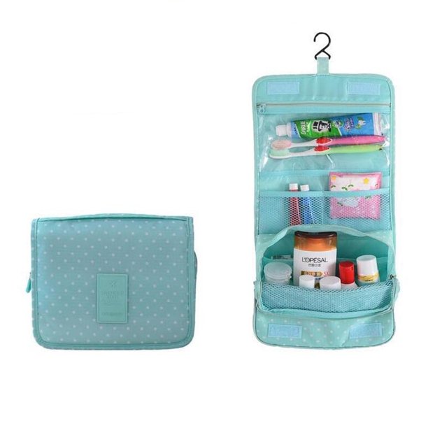 Gancho De Viaje Bolsa De Cosméticos De Las Mujeres Bolsas De Maquillaje Impermeable Artículos De Tocador Organizador Almacenamiento Señoras De Baño Neceser huangjie unisex