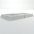 thumbnail image 4 of Ekena millwork 94 1/2"L (Adjustable 94 1/2"H to 120"H) Ashford Square Panel Full Wall Wainscot Paneling Kit, 4 of 10