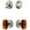 Satin Nickel, variant on Grandeur 828685 Georgetown Solid Brass Single Cylinder Keyed Entry Knobset And Deadbolt