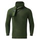 thumbnail image 3 of Gibobby Suéter ligero hombre Suéter de cuello alto para hombre, de ajuste delgado, casual, suéter de punto básico(Verdemilitary,M), 3 of 5