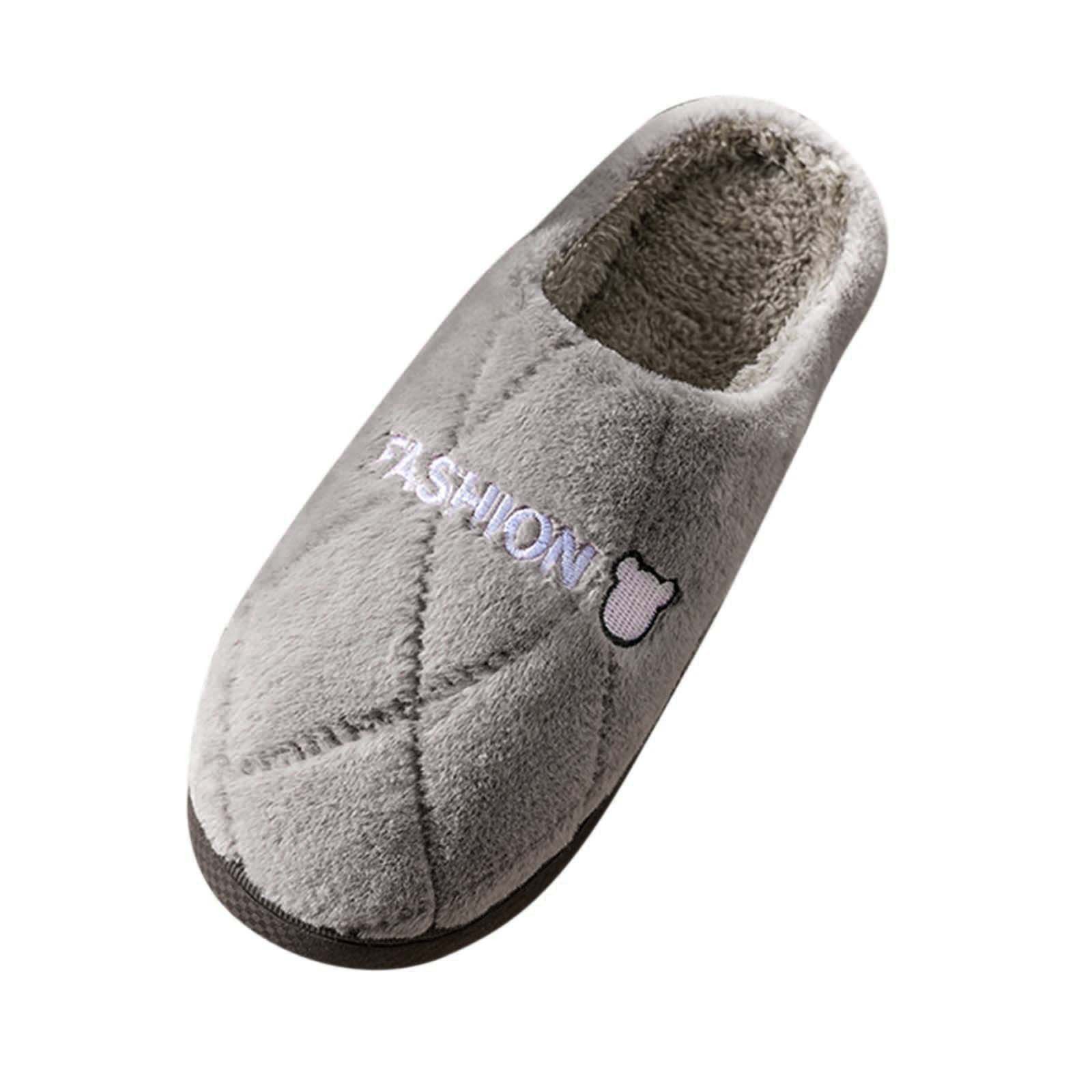 ZIZOCWA Lofer Shoes Men Mens Sock Slippers With Grippers Couple Men'S