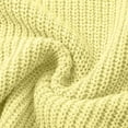 thumbnail image 6 of Womens Sweaters Women's Sweater 2026 Fall Winter Crew Neck Long Sleeve Warm Soft Knitted Pullover Yellow S, 6 of 7