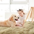 thumbnail image 6 of Wondo 5x8 Feet Area Rugs for Living Room Bedroom, Beige Soft Fluffy Shaggy Bedside Carpet, Machine Washable Indoor Floor Rug for Kids Home Decor Aesthetic, 6 of 8