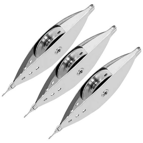 3Pcs Silver Metal Tatting- Kit for Beginners with Bobbin Supplies, Premium Iron Needle-Shuttles