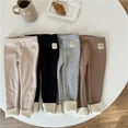 thumbnail image 2 of Leggings de invierno para niñas, pantalones de algodón, pantalones para niños, pantalones para niñas, pantalones ajustados elásticos y gruesos para niños de 1 a 6 años, 2 of 5