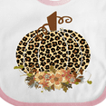 thumbnail image 4 of Inktastic Cheetah Print Pumpkin Boys or Girls Baby Bib, 4 of 4