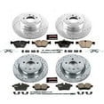 thumbnail image 3 of PowerStop Front and Rear Z23 Evolution Sport Carbon-Fiber Ceramic Brake Pad and Drilled & Slotted Rotor Kit Fits: BMW Select Models K6417, 3 of 10