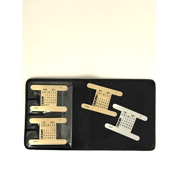 Datewatcher Watchband Calendar H-Shaped Year 2027