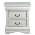 thumbnail image 3 of White 2-Drawer Nightstand, 3 of 5