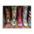 thumbnail image 5 of Stupell Industries Cowboy Boots Various Bold Designs Americana Apparel Painting White Framed Art Print Wall Art, Design by Graffitee Studios, 5 of 5