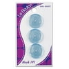 Le Bouton 3/4" Two Hole Light Blue Pearlized Buttons, 3 Count