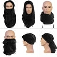 thumbnail image 5 of Gorro de invierno para hombre, mascarilla para clima frío, capucha de pasamontañas negra, pasamontañas para deportes al aire libre a prueba de viento brillar Electrónica, 5 of 5