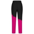 thumbnail image 3 of Wiyuqeen Womens Pants Dressy Casual Cotton Linen Work Trousers Straight Leg Drawstring Elastic Waist Slacks Loose Comfy Printde Palazzo Trousers with Pockets, 3 of 4
