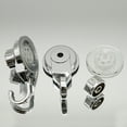 thumbnail image 5 of Strong Hold Vacuum Suction Cup Hooks Shower-Kitchen Walls Organizer Loofah Set of 2 Chrome, 5 of 7