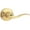 Polished Brass, variant on Kwikset Smartkey Tustin Entry Leverset Satin Nickel