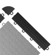 BlockTile Interlocking Ramp Edges with Loops, 12 Edges and 2 Corners
