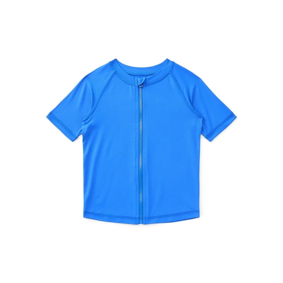 Wonder Nation Toddler Short- Sleeve Rash Guard, Sizes 12M-5T