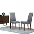 thumbnail image 2 of Simpli Home Acadian Parson Dining Chair (Set of 2) in Stone Grey, 2 of 11