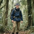 thumbnail image 5 of Men's Solar Powered Cooling Hat - Wide Brim Sun Hat with Dual Fans, Breathable Outdoor Fishing Hat, UPF 50+ Sun Protection for Gardening, Hiking & Construction, 5 of 6