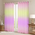 thumbnail image 2 of Manfei Boys Girls Watercolor Rainbow Curtains Pack of 2 (42x84 Each),Dreamy Princess Curtains Blackout,Gradient Ombre Bedroom Curtains,Super Cozy Room Decor, 2 of 6