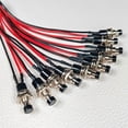 thumbnail image 5 of 10pcs 7mm 3V-6V-12V-24V-230V / 1A Pre-wired Mini Momentary Push Button, SPST Normally Open ON/OFF 2 Pin Round Button for Hobby Model Railroading, 5 of 5