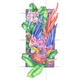 thumbnail image 1 of Tile Mural Kitchen Backsplash - Paradise Macaw 2 - by Paul Brent, 1 of 1