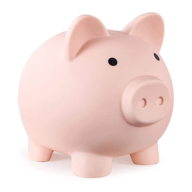 Cute Plastic Pig Money Bank Pig Money Saving Box Unbreakable Piggy Bank For Boys Girls Birthday Practical Gifts Have Educational Significance ,Long Lasting