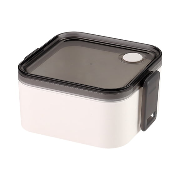 TUITOONM 27oz Stackable Bento Box with Locking Clips, Thickened Seal Leakproof Microwave Safe Food Storage Container for Organized Meals On-the-Go